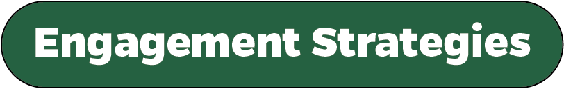 Green button with Engagement Strategies in white text