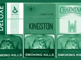 photo of cigarette packs