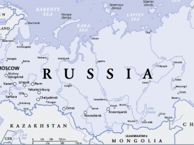 map of russia