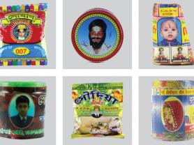 Bidi packaging with faces on them